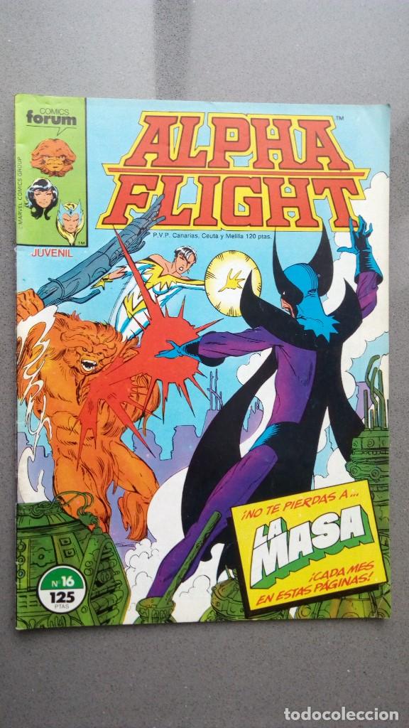 C&oacute;mics: ALPHA FLIGHT, N&ordm; 16, COMICS FORUM, A&Ntilde;O 1985 - Foto 1