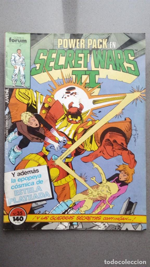 C&oacute;mics: POWER PACK EN SECRET WARS II, N&ordm; 35, COMICS FORUM - Foto 1