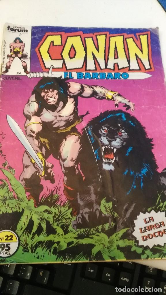 C&oacute;mics: CONAN EL BARBARO. Num. 22 FORUM 1983 JUVENIL COLOR - Foto 1