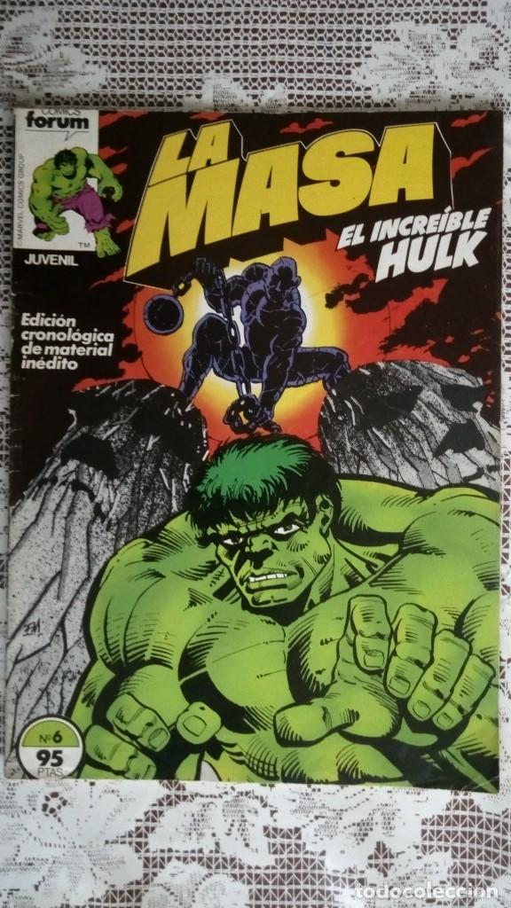 C&oacute;mics: LA MASA EL INCREIBLE HULK, N&ordm; 6, COMICS FORUM - Foto 1