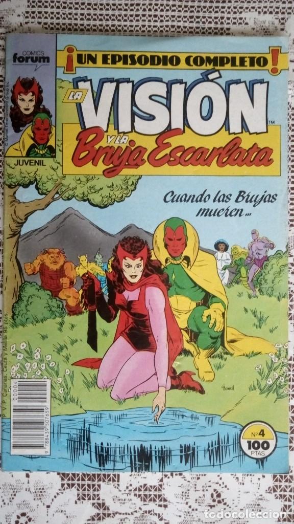 C&oacute;mics: LA VISION Y LA BRUJA ESCARLATA, N&ordm; 4, COMICS FORUM - Foto 1