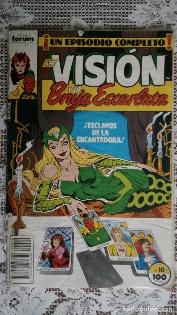 C&oacute;mics: LA VISION Y LA BRUJA ESCARLATA, N&ordm; 10, COMICS FORUM - Foto 1