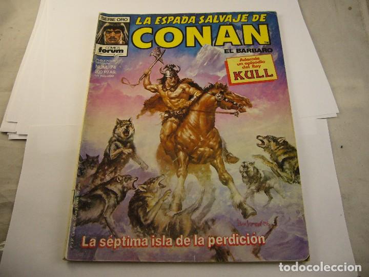 C&oacute;mics: LA ESPADA SALVAJE DE CONAN N&ordm; 74- 1 EDICION FORUM - Foto 1