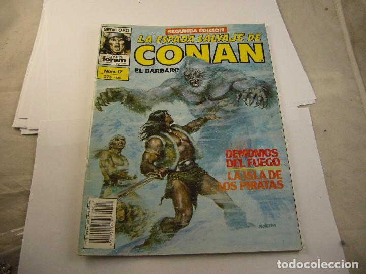 C&oacute;mics: LA ESPADA SALVAJE DE CONAN N&ordm; 17 - 2 EDICION FORUM - Foto 1