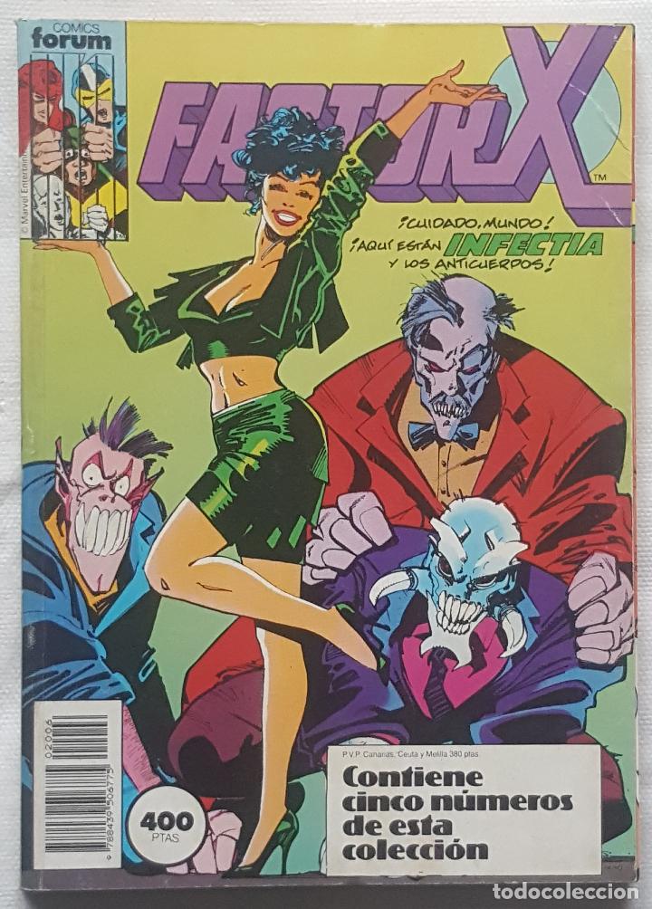 C&oacute;mics: Factor X (Forum, 1988-89) N&uacute;meros 26-30 RETAPADO - Foto 1