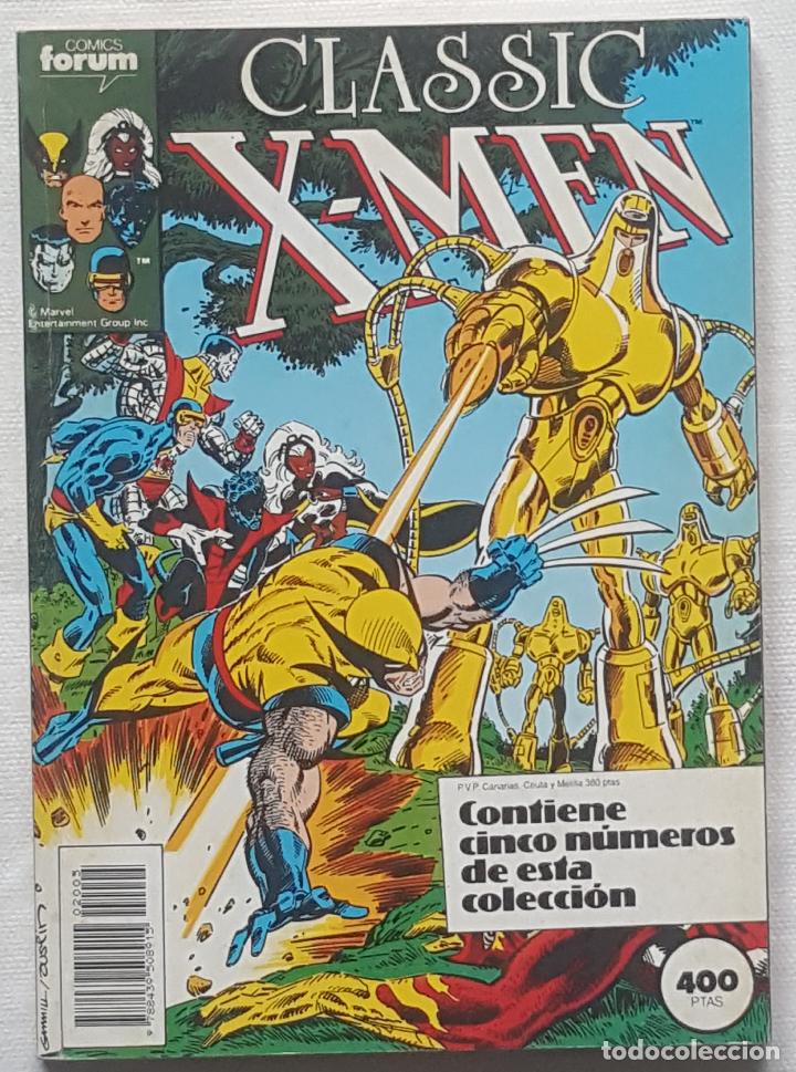 C&oacute;mics: Classic X-Men (Forum, 1990) N&uacute;meros 21-25 RETAPADO - Foto 1