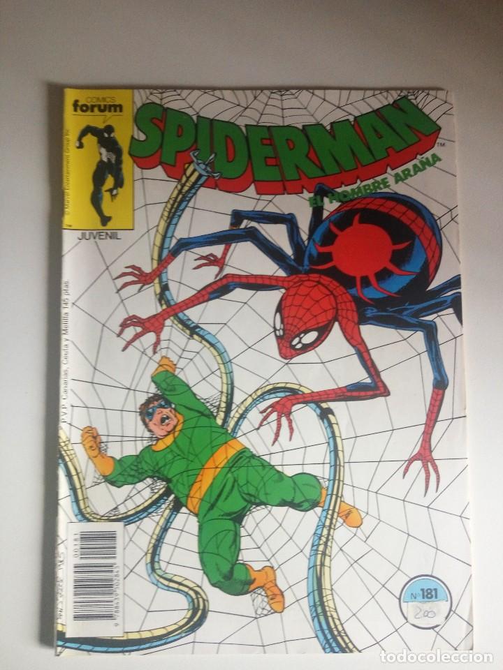 C&oacute;mics: SPIDERMAN N&ordm; 181 COMICS FORUM A&Ntilde;O 1.989 - Foto 1