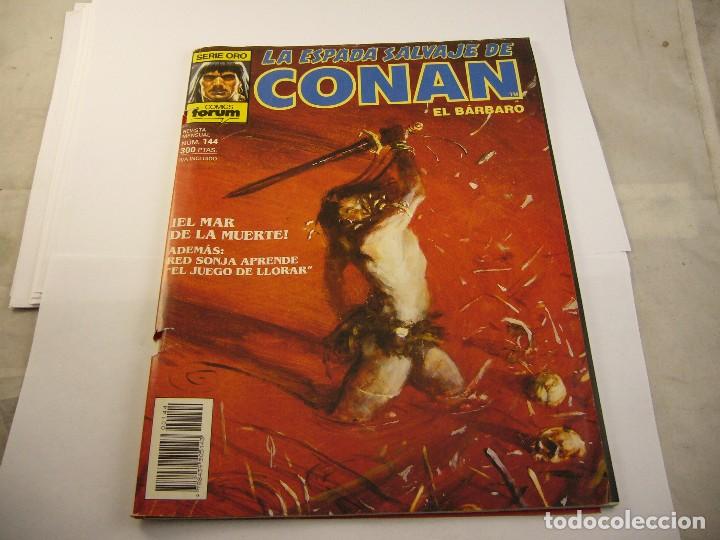 C&oacute;mics: LA ESPADA SALVAJE DE CONAN N&Uacute;MERO 144 - Foto 1