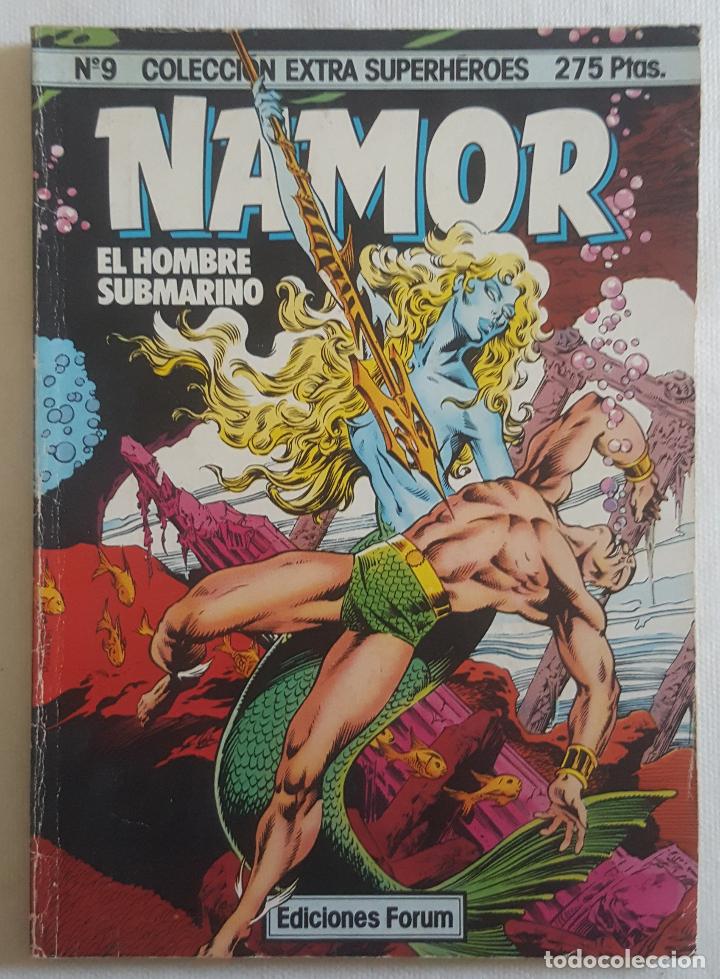 C&oacute;mics: Extra Superheroes 9: Namor (Forum, 1985) - Foto 1