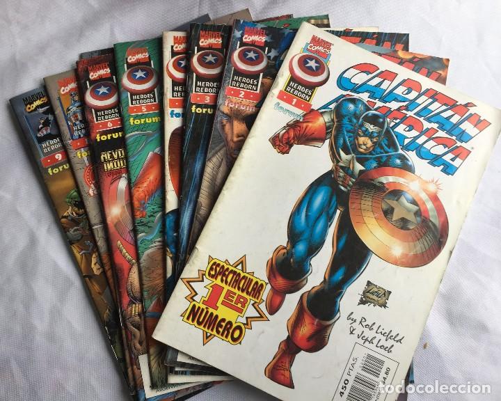 C&oacute;mics: Capit&aacute;n Am&eacute;rica Lote n&ordm; 1 al n&ordm; 9 - Foto 1