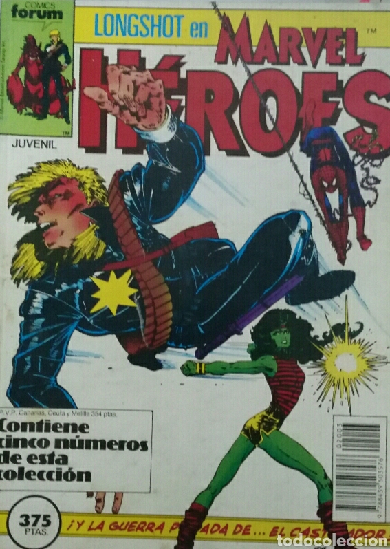 C&oacute;mics: Long Shot en Marvel H&eacute;roes nos 16-20 - Foto 1
