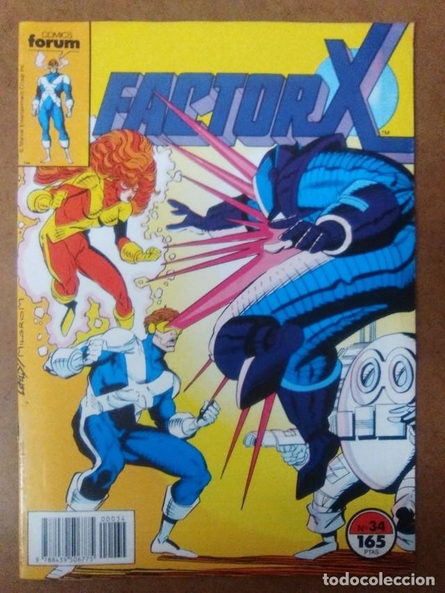 C&oacute;mics: FACTOR X VOL. 1 N&ordm; 34 - FORUM - COMO NUEVO - Foto 1