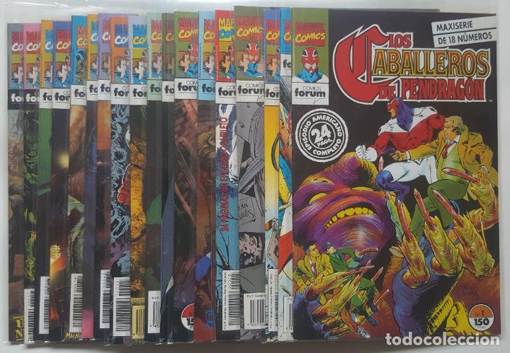 C&oacute;mics: Los caballeros de pendragon #1-18 (Forum, 1992) -completa- - Foto 1