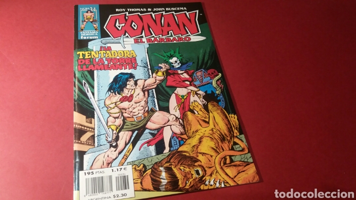 C&oacute;mics: CONAN EL BARBARO 34 EXCENTE ESTADO FORUM - Foto 1