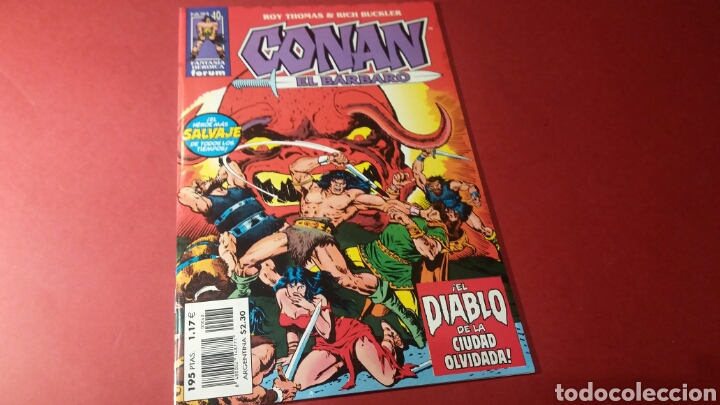 C&oacute;mics: CONAN EL BARBARO 40 EXCENTE ESTADO FORUM - Foto 1