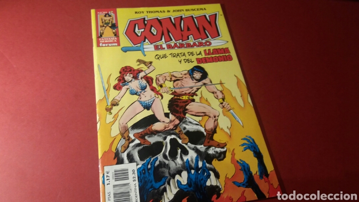 C&oacute;mics: CONAN EL BARBARO 45 EXCENTE ESTADO FORUM - Foto 1