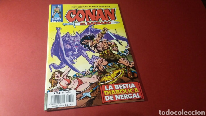 C&oacute;mics: CONAN EL BARBARO 30 EXCENTE ESTADO FORUM - Foto 1