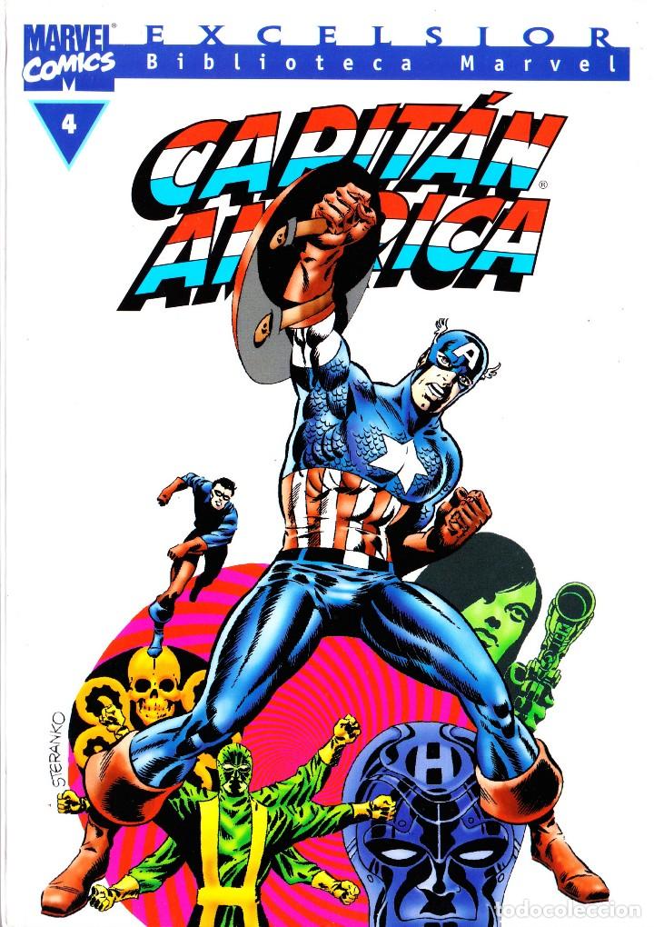 C&oacute;mics: BIBLIOTECA MARVEL EXCELSIOR. CAPITAN AMERICA TOMOS 1 Y 4 - Foto 1