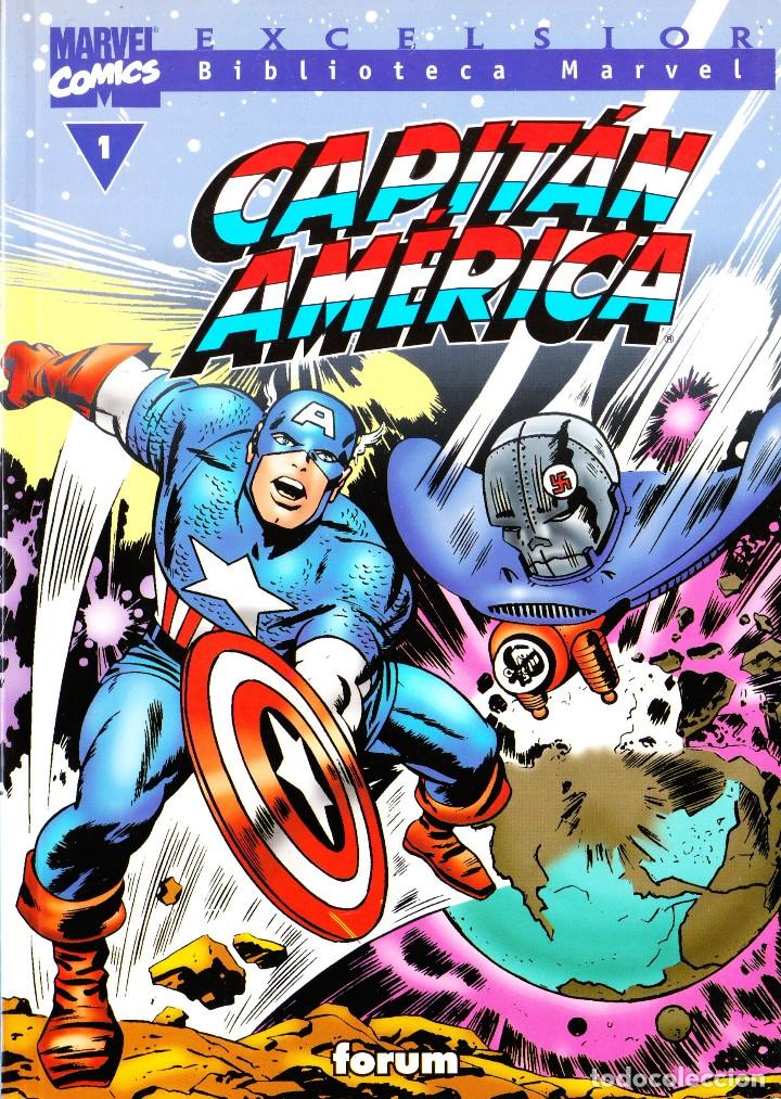 C&oacute;mics: BIBLIOTECA MARVEL EXCELSIOR. CAPITAN AMERICA TOMOS 1 Y 4 - Foto 2