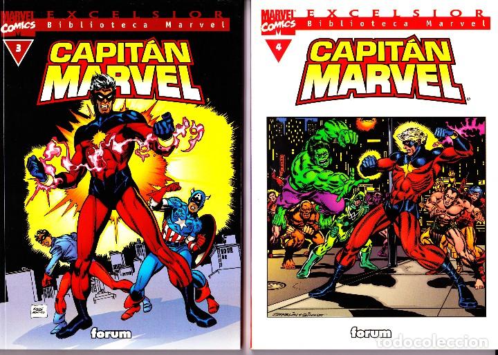 C&oacute;mics: BIBLIOTECA MARVEL EXCELSIOR. CAPITAN MARVEL 7 TOMOS - Foto 1