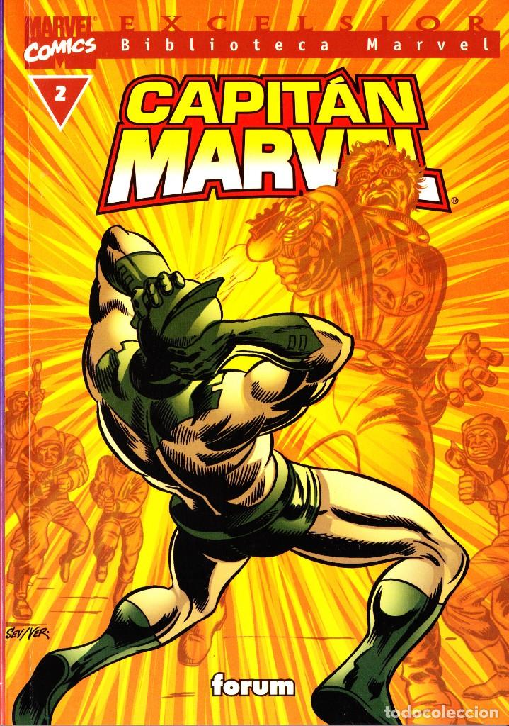 C&oacute;mics: BIBLIOTECA MARVEL EXCELSIOR. CAPITAN MARVEL 7 TOMOS - Foto 5