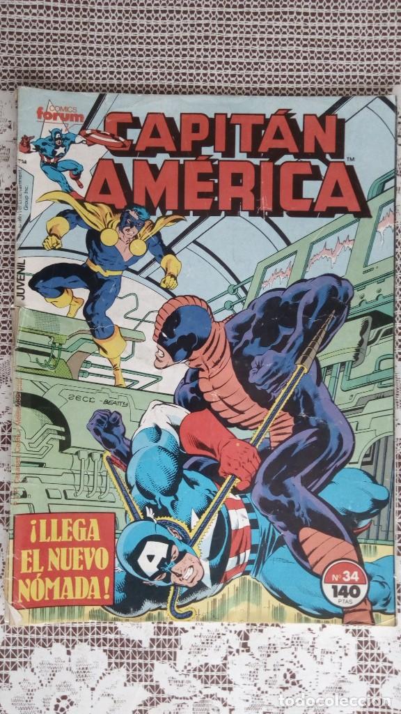 C&oacute;mics: CAPITAN AMERICA, N&ordm; 34, COMICS FORUM - Foto 1