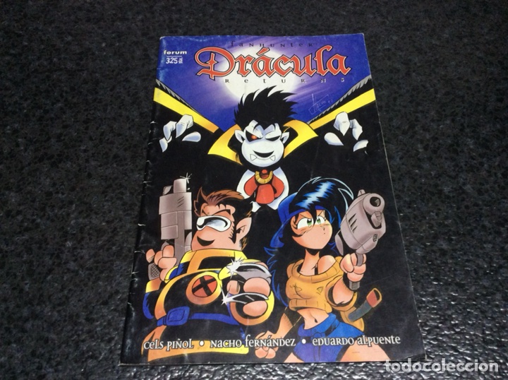 C&oacute;mics: FANHUNTER N&ordm; 0 DRACULA RETURNS / CELS PI&Ntilde;OL NACHO -ED. FORUM - Foto 1