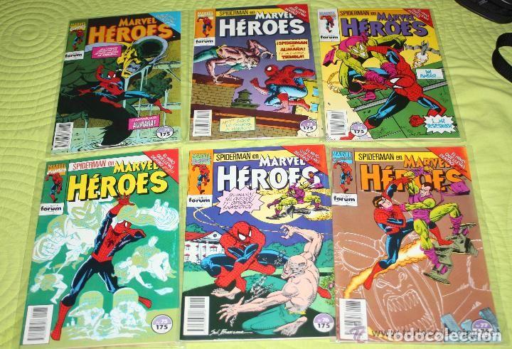 C&oacute;mics: Spiderman: EL NI&Ntilde;O QUE LLEVAS DENTRO : Marvel h&eacute;roes n&ordm; 72,73,74,75,76 y 77 .(muy dificiles)