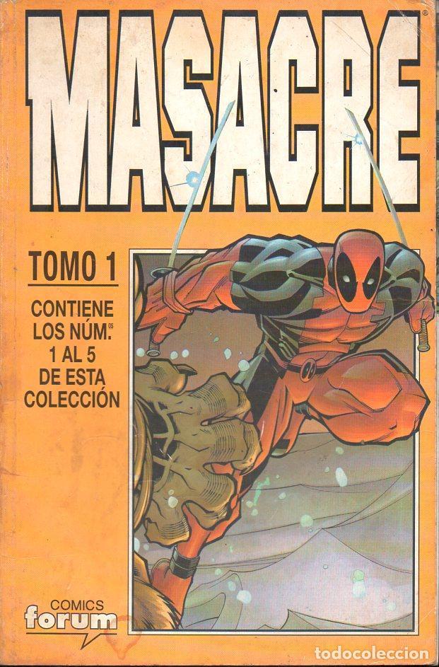 C&oacute;mics: MASACRE FORUM TOMO 1 - N&Uacute;MS. 1 A 5 - Foto 1