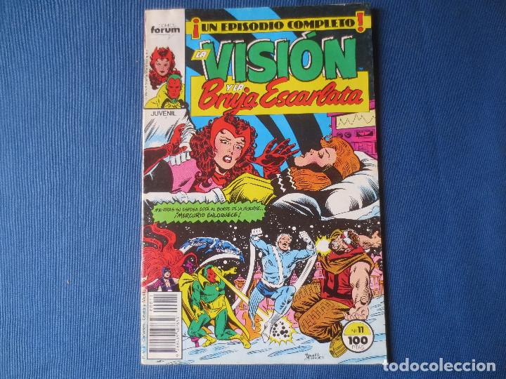 C&oacute;mics: MARVEL / LA VISI&Oacute;N Y LA BRUJA ESCARLATA N.&ordm; 11 - FORUM 1989 - Foto 1