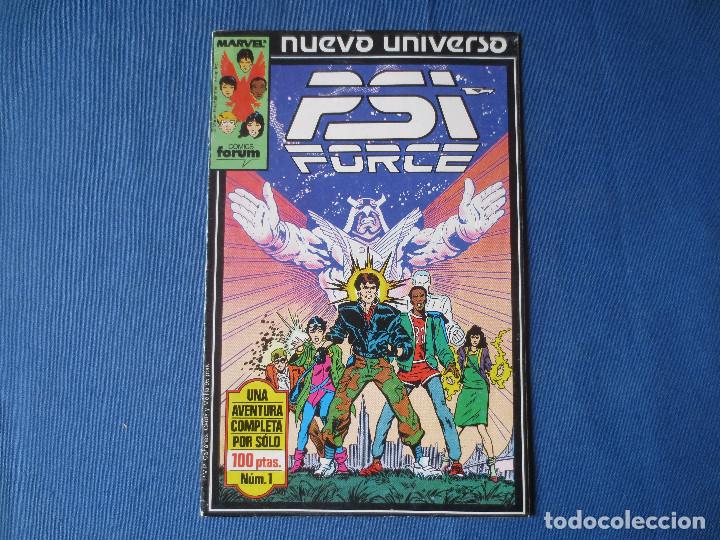 C&oacute;mics: MARVEL / PSI FORCE N.&ordm; 1 - NUEVO UNIVERSO MARVEL - FORUM 1988 - Foto 1