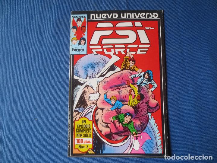 C&oacute;mics: MARVEL / PSI FORCE N.&ordm; 3 - NUEVO UNIVERSO MARVEL - FORUM 1988 - Foto 1