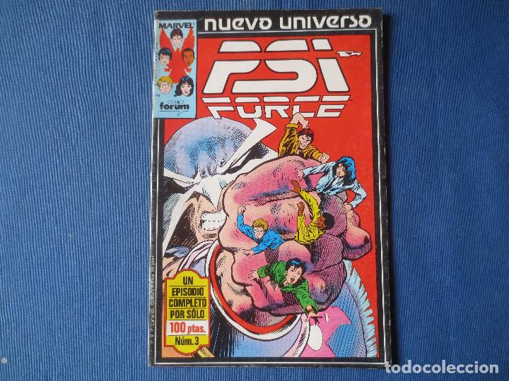 C&oacute;mics: MARVEL / PSI FORCE N.&ordm; 3 - NUEVO UNIVERSO MARVEL - FORUM 1988 - Foto 1