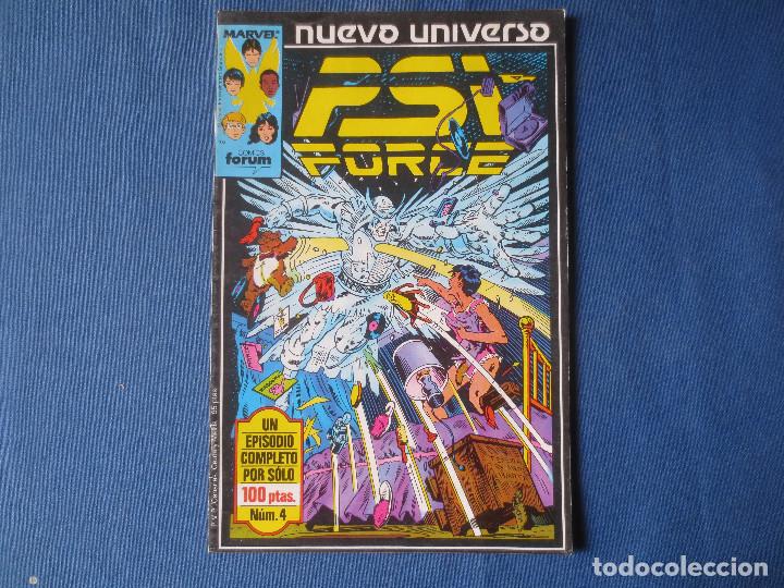 C&oacute;mics: MARVEL / PSI FORCE N.&ordm; 4 - NUEVO UNIVERSO MARVEL - FORUM 1988 - Foto 1