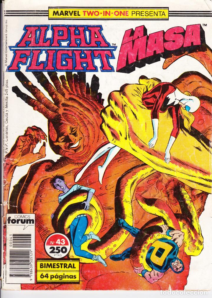 C&oacute;mics: ALPHA FLIGHT N&ordm; 43 LA MASA 1989 - Foto 1