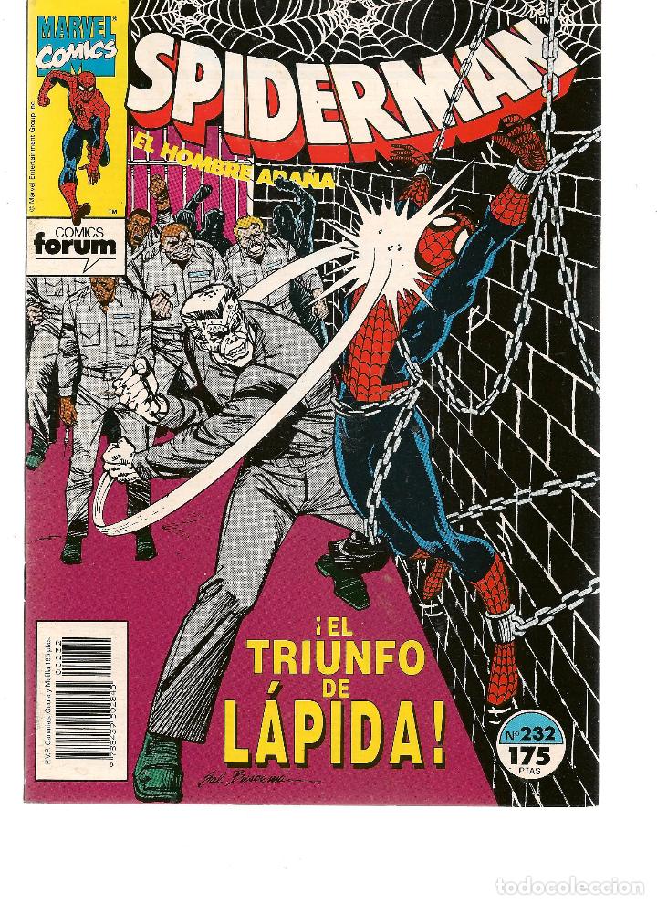 C&oacute;mics: SPIDERMAN. N&ordm; 232. FORUM. (C/A43) - Foto 1