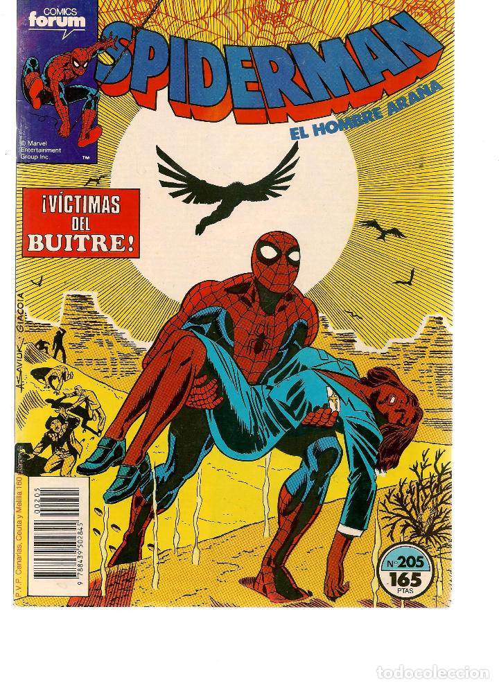 C&oacute;mics: SPIDERMAN. N&ordm; 205. FORUM. (C/A43) - Foto 1