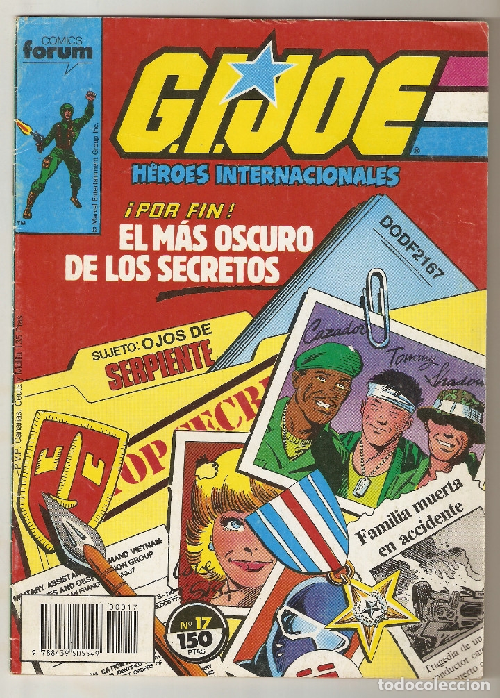 C&oacute;mics: G.I.JOE - N &ordm; 17 - FORUM 1987 - Foto 1