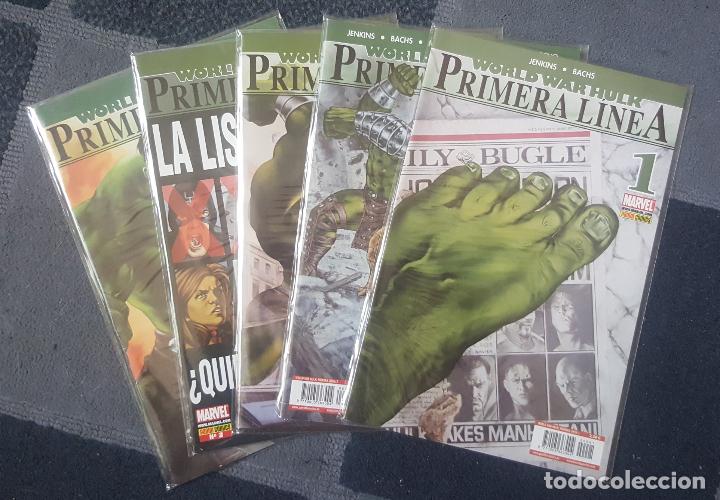 C&oacute;mics: World War Hulk: Primera L&iacute;nea #1-5 (Panini, 2008) -Completa- - Foto 1