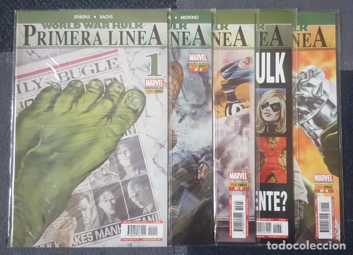C&oacute;mics: World War Hulk: Primera L&iacute;nea #1-5 (Panini, 2008) -Completa- - Foto 2
