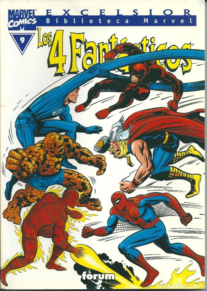 C&oacute;mics: Biblioteca Marvel: Los 4 fant&aacute;sticos n&ordm;9 - Foto 1