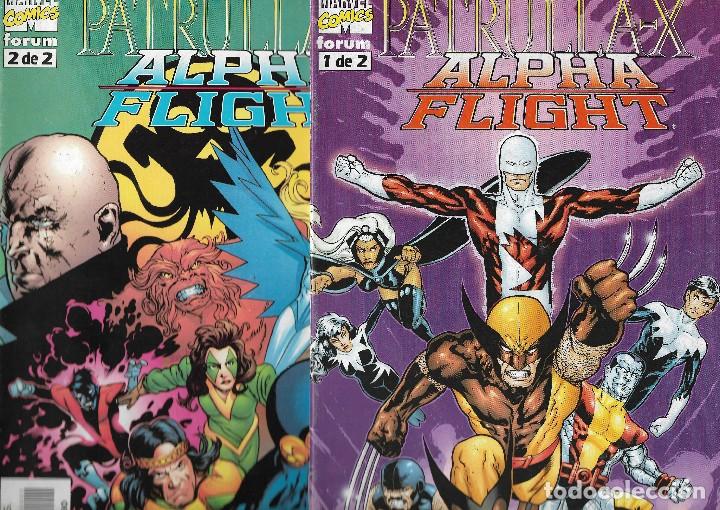 C&oacute;mics: PATRULLA X / ALPHA FLIGHT &ndash; 2 comics - Ed PLANETA, 1999 &ndash; COMPLETA . - Foto 1
