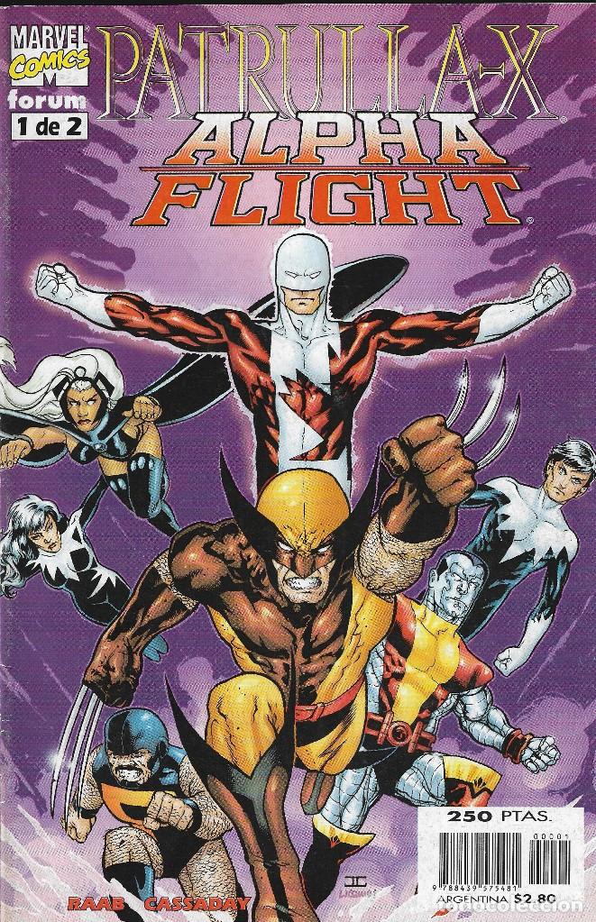C&oacute;mics: PATRULLA X / ALPHA FLIGHT &ndash; 2 comics - Ed PLANETA, 1999 &ndash; COMPLETA . - Foto 2