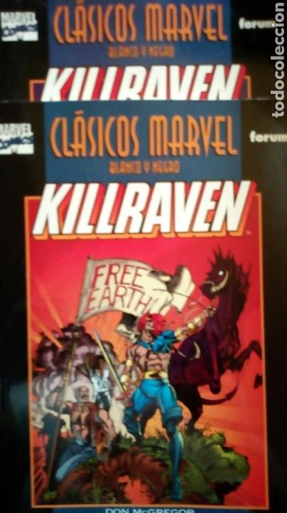 C&oacute;mics: Cl&aacute;sicos Marvel blanco y negro Killraven tomos 1 y 2 - Foto 1
