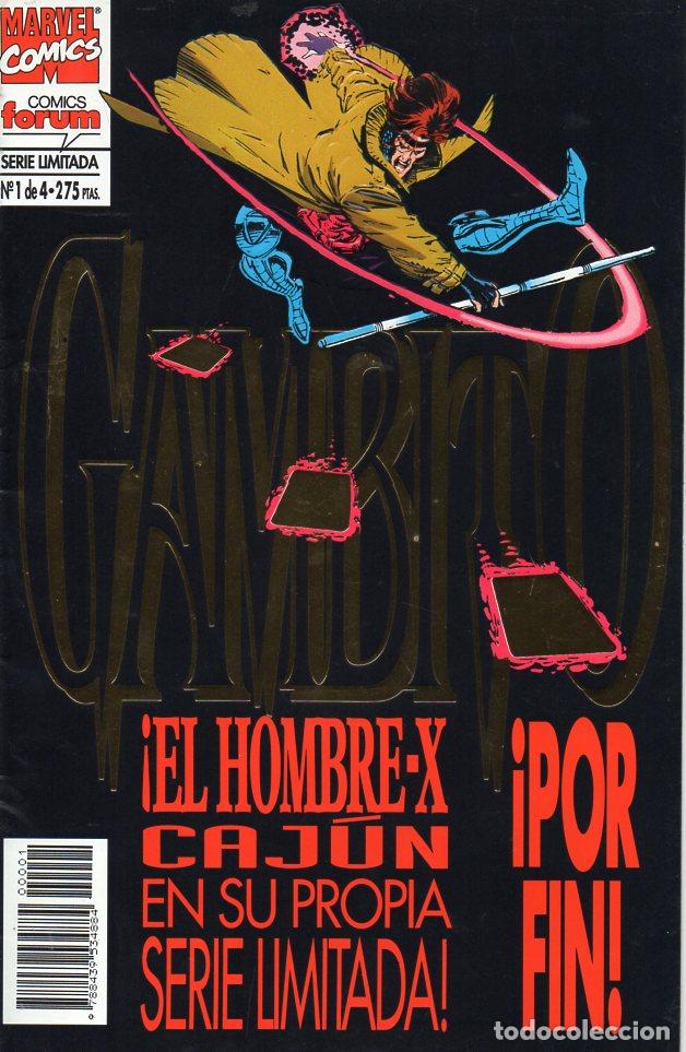 C&oacute;mics: GAMBITO EL HOMBRE X CAJUN - SERIE COMPLETA 4 N&Uacute;MEROS - Foto 1