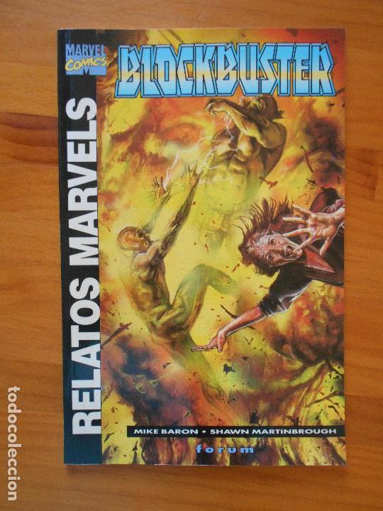 C&oacute;mics: BLOCKBUSTER - RELATOS MARVELS - FORUM - COMO NUEVO (BK) - Foto 1