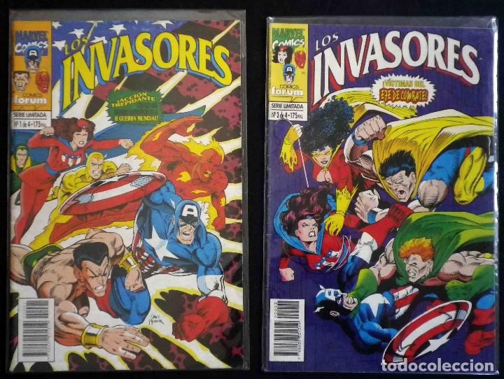 C&oacute;mics: Los Invasores N&ordm; 1 y 2 de 4 con funda protectora - Foto 1