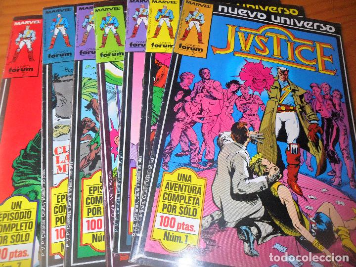 C&oacute;mics: JUSTICE DEL N&ordm; 1 AL 7 - FORUM NUEVO UNIVERSO - Foto 1