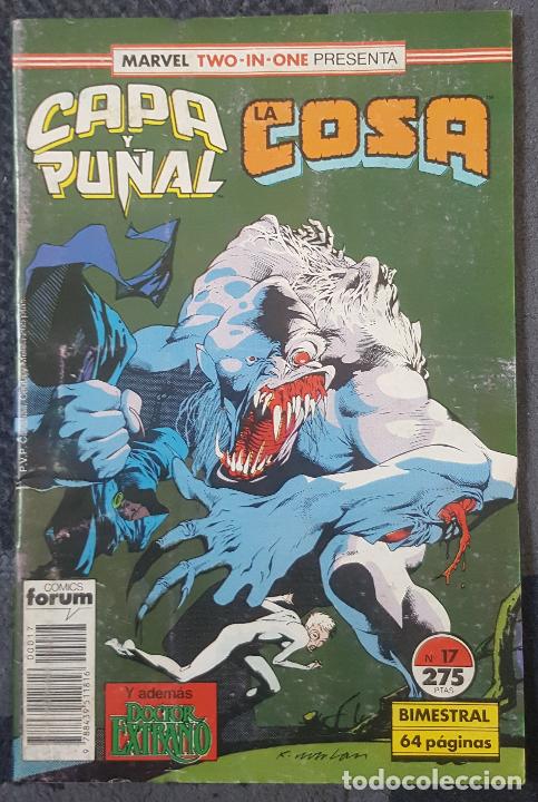 C&oacute;mics: Marvel Two-In-One: Capa y Pu&ntilde;al / La Cosa #17 (Forum, 1989) - Foto 1