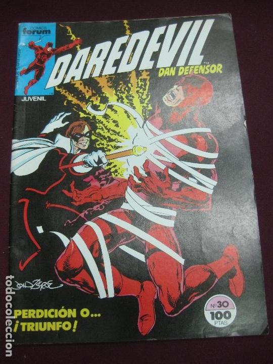 C&oacute;mics: DAREDEVIL. DAN DEFENSOR. N&ordm; 30 FORUM. 1985. - Foto 1